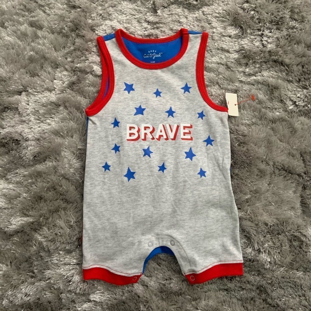 🏷️ 5 for $25 - 4TH Of July Brave Romper